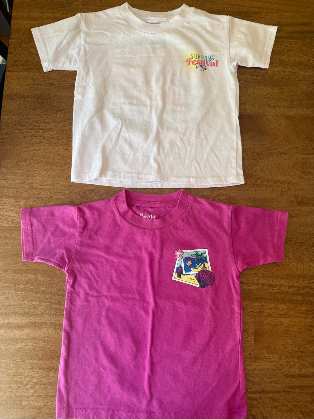 Kids Graphic Tee by Roxy - Pink Short Sleeve Shirt